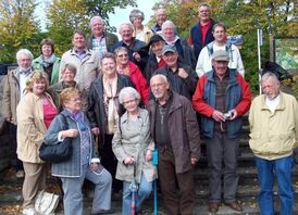 Die Reisegruppe der AG 60 plus bei ihrem Ausflug zum Rursee