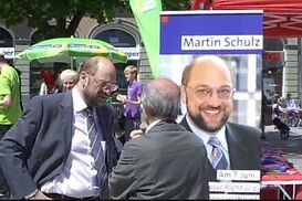 Martin Schulz im Straßenwahlkampf