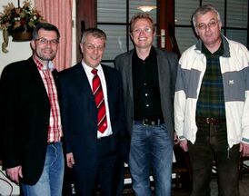 Dietmar Nietan, SPD Kreis Düren, Dieter Hockel, SPD Vettweiß, Jochen Ott, NRWSPD und Jürgen Ruskowski,